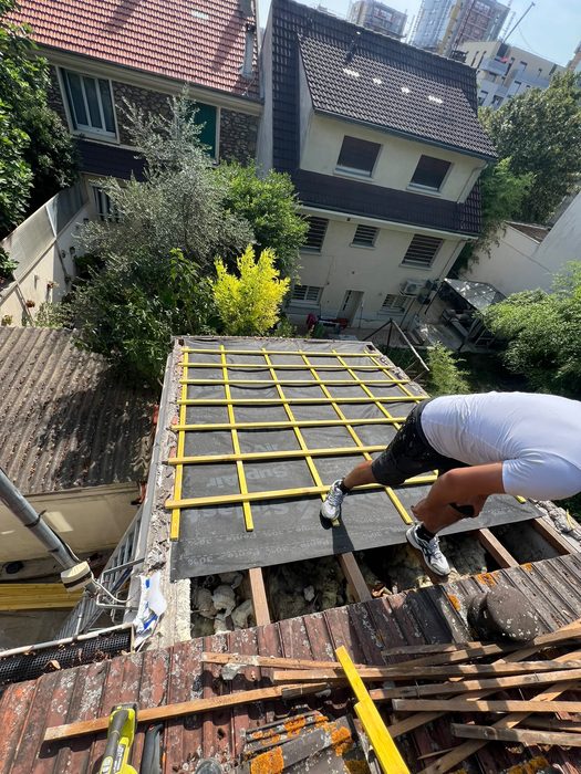 Chantier de toiture Heches Couverture à Bourg-la-Reine et dans les Hauts-de-Seine – réalisation 5